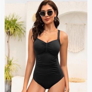 Tempt Me Ruched One Piece Swimsuit XXL